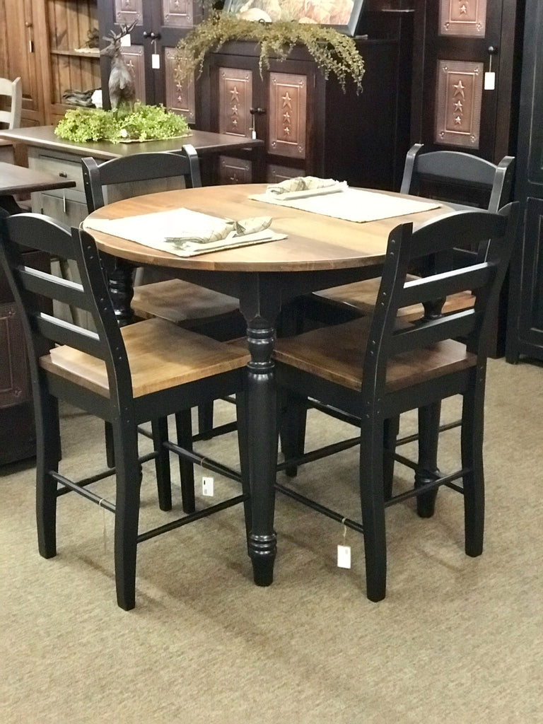 Table-42" Pub with Turned Legs
