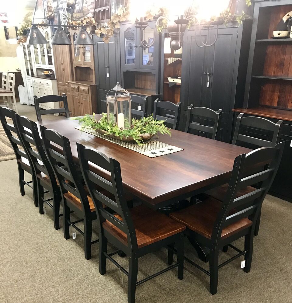 Table-8' with Double Pedestal & 8/4" Top
