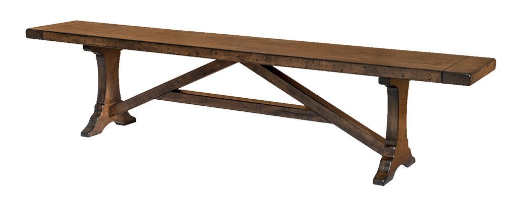 Westin Bench in Brown Maple Wood (1406 Series)