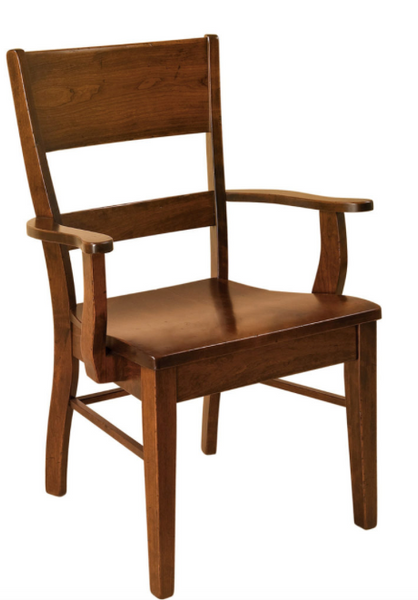 Genesis Arm Chair in Rustic Cherry Wood (863 Series)