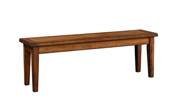 Wilmington Bench in Brown Maple Wood (1405 Series)