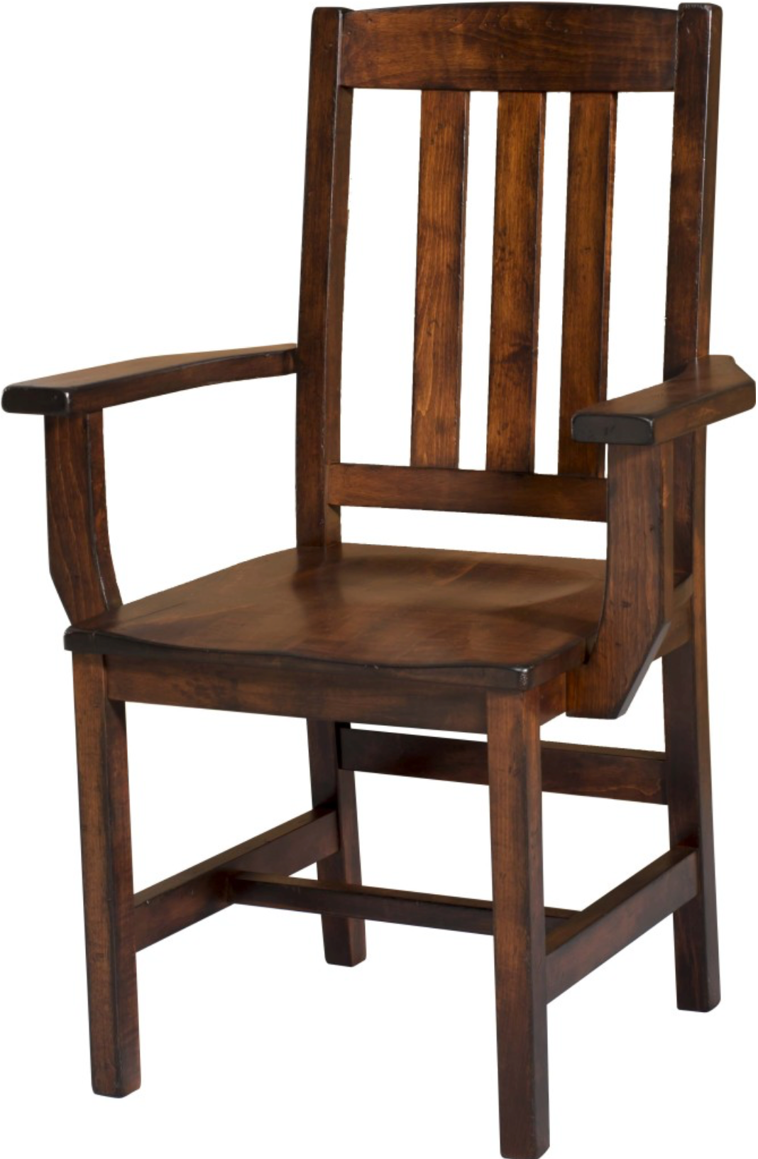 Ancient Mission Arm Chair in Brown Maple Wood 673 Series KC Collections