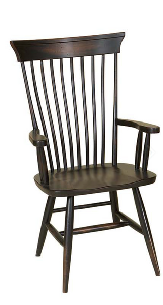 Plymouth Arm Chair in Brown Maple Wood (741 Series)
