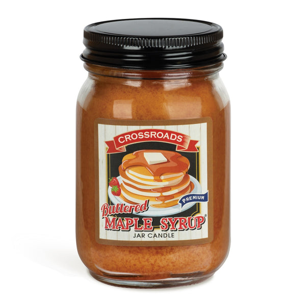 Buttered Maple Syrup Pint Jar 12 oz. Candle