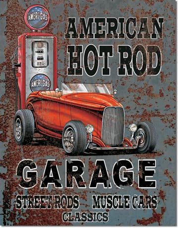 Legends - American Hot Rod Tin Sign