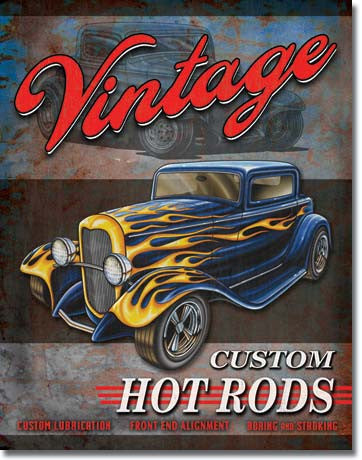 Legends - Vintage Hot Rods Tin Sign
