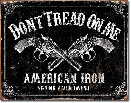DTOM - American Iron Tin Sign