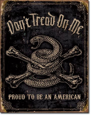 DTOM - Proud American Tin Sign