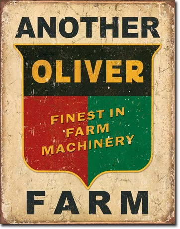 Another Oliver Farm Tin Sign