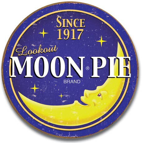 Moon Pie - Round Logo Tin Sign