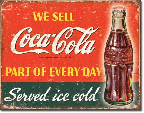 Coke - Part of Every Day Tin Sign