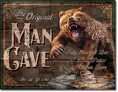 Man Cave - The Original Tin Sign