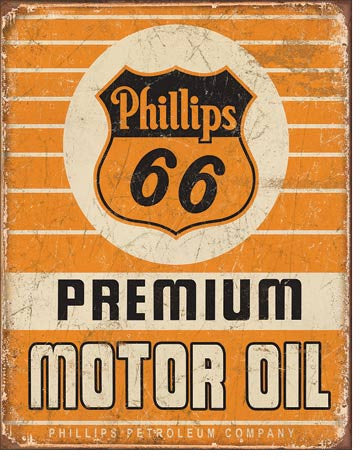 Phillips 66 Premium Oil Tin Sign