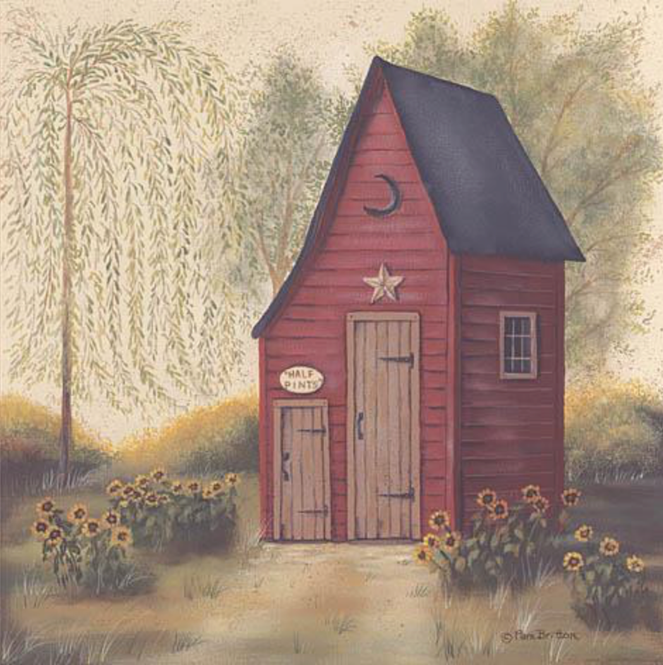 Folk Art Outhouse II