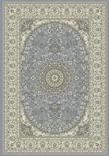 Ancient Garden 57119-Steel Blue/Cream