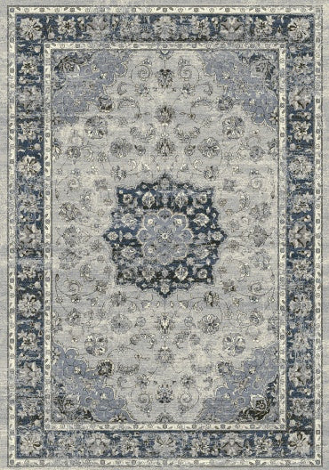 Ancient Garden 57559-Silver/Blue