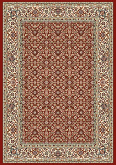 Ancient Garden 57011-Red/Ivory