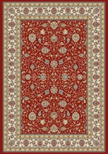 Ancient Garden 57120-Red/Ivory